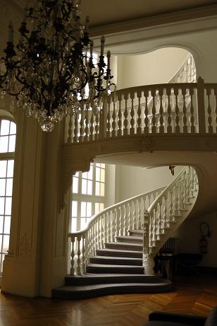 Hôtel de Vogüé : escalier particulier, 2013.Document conservé au Commissariat général à la stratégie et à la prospective Hôtel de Vogüé : escalier particulier, 2013.Document conservé au Commissariat général à la stratégie et à la prospective