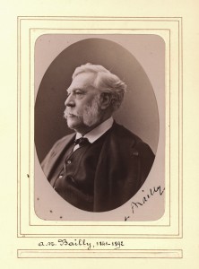 Antoine-Nicolas Bailly.Photographie extraite du recueil de photographies d'architectes admis à la S. C. entre 1840 et 1847 Antoine-Nicolas Bailly.Photographie extraite du recueil de photographies d'architectes admis à la S. C. entre 1840 et 1847