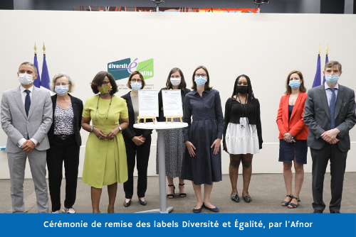 Cérémonie de remise des labels égalité et diversité