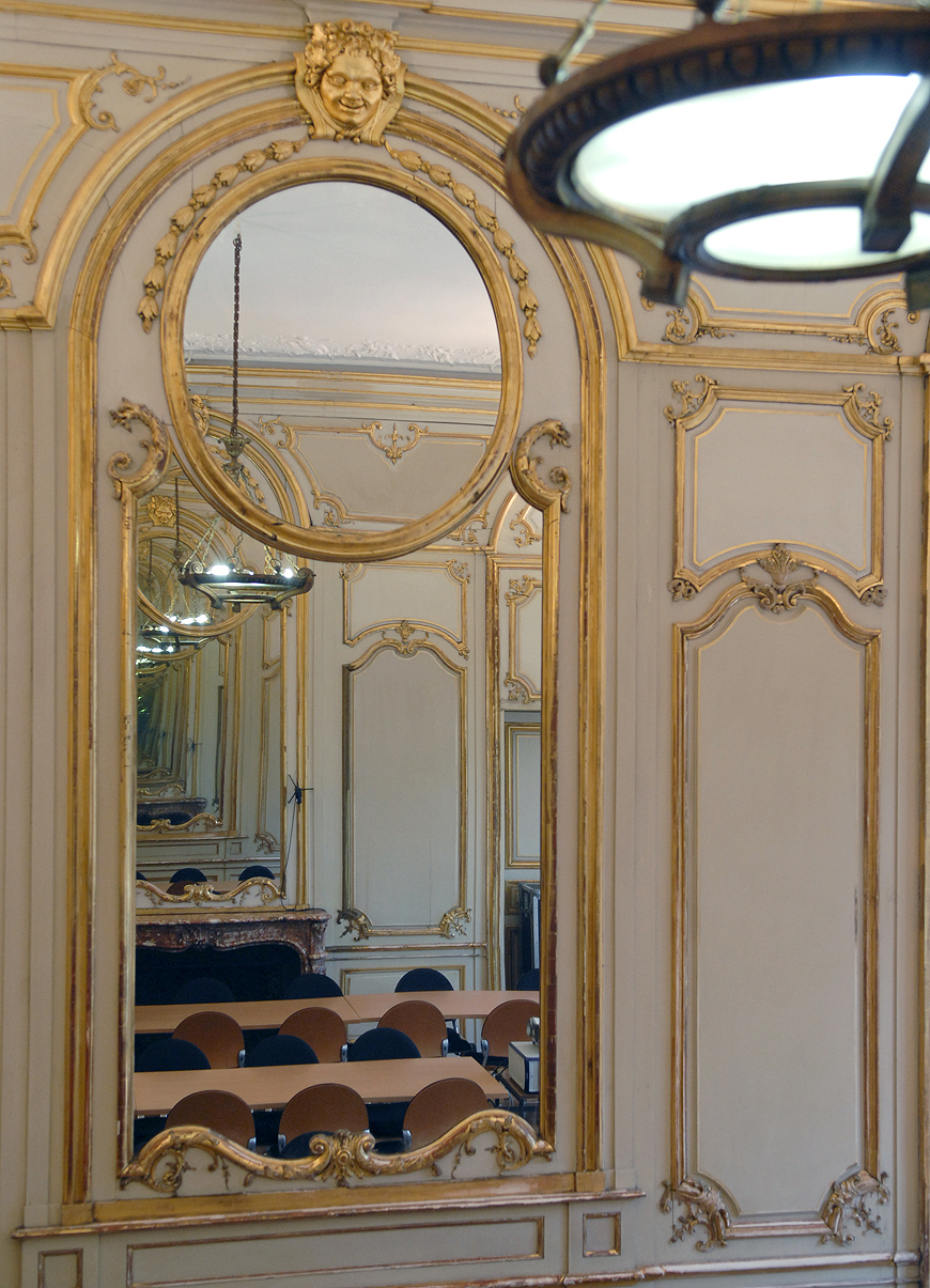 Boiseries de la salle Guillaumat (« Grand salon »), 2013. Documents conservés au CGSP Boiseries de la salle Guillaumat (« Grand salon »), 2013. Documents conservés au CGSP