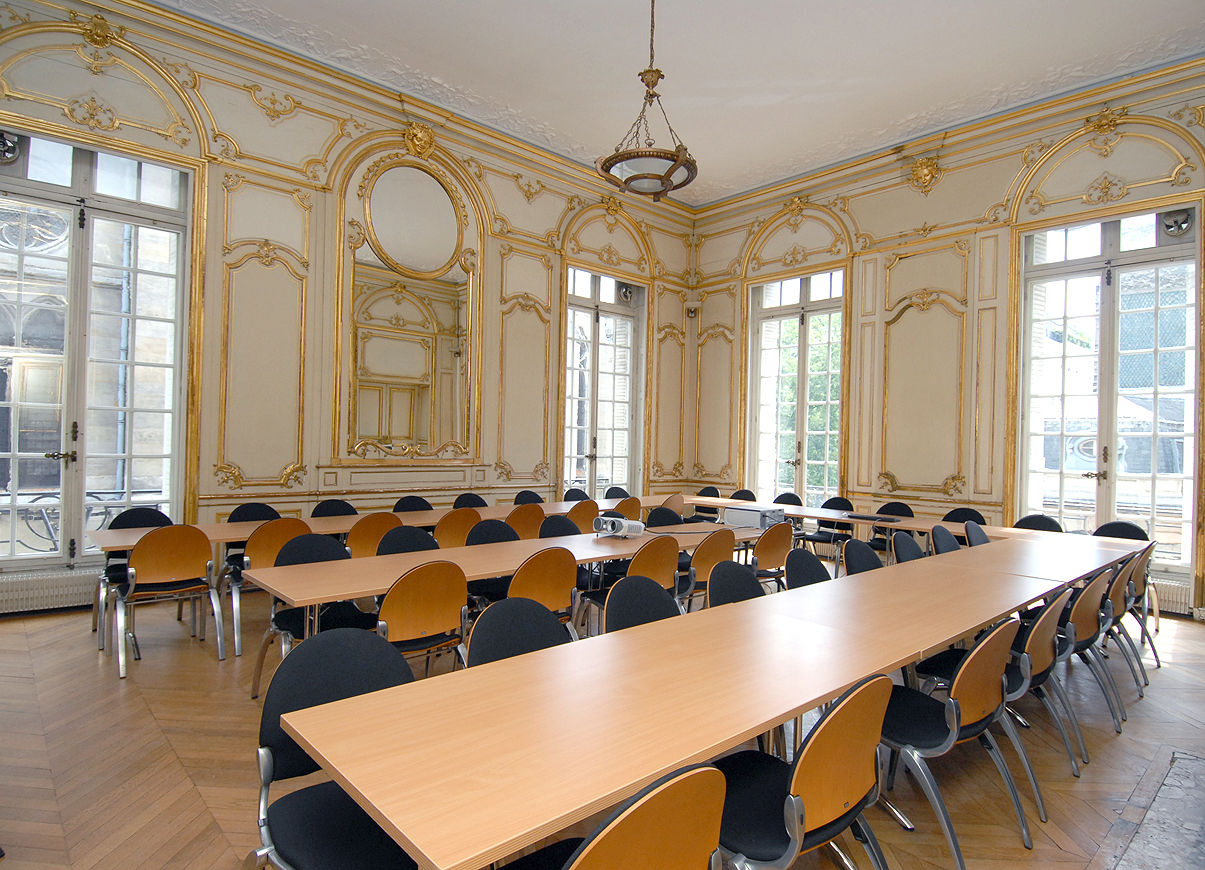 Boiseries de la salle Guillaumat (« Grand salon »), 2013. Documents conservés au CGSP Boiseries de la salle Guillaumat (« Grand salon »), 2013. Documents conservés au CGSP